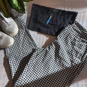 📌3/$22 Black and White Checkered Pants